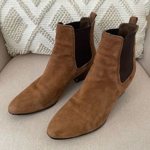 Sam Edelman brown suede booties